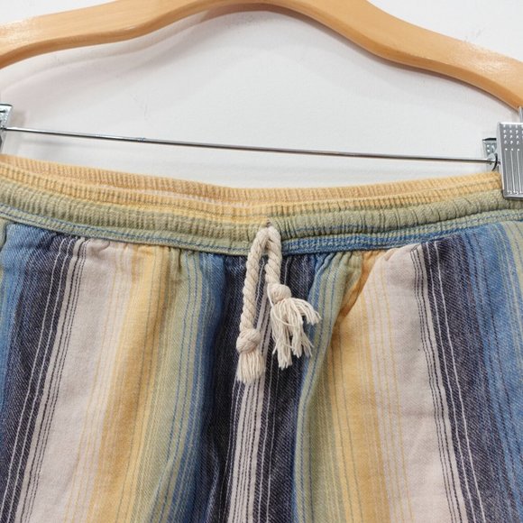 Barneys New York Shorts Size 29 Cotton‎ Hot Pants Striped High Waisted Warm USA - Picture 2 of 10